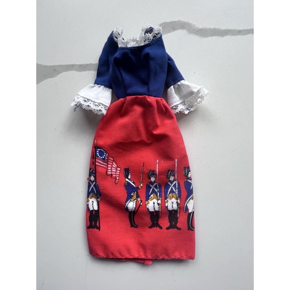Vintage 1976 Mattel Barbie Best Buy #9158 Bicentennial Dress TLC